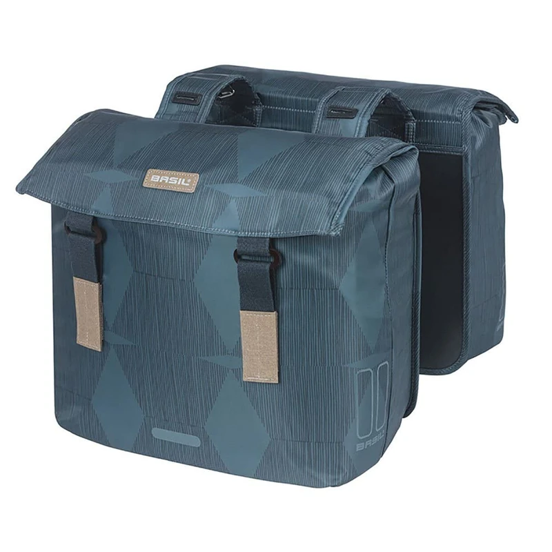 Basil Twin Bag Elegance Capacity: 40-49L, Made of Recycled Pet Polyester Choose Green Label,