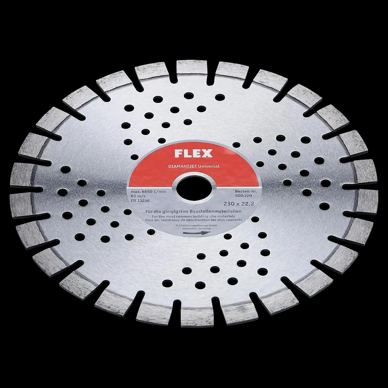 Flex A500.720 Disc De Corte De Diamante Universal O 230 for DIYers & Professionals, Built for Cutting and Finishing Jobs