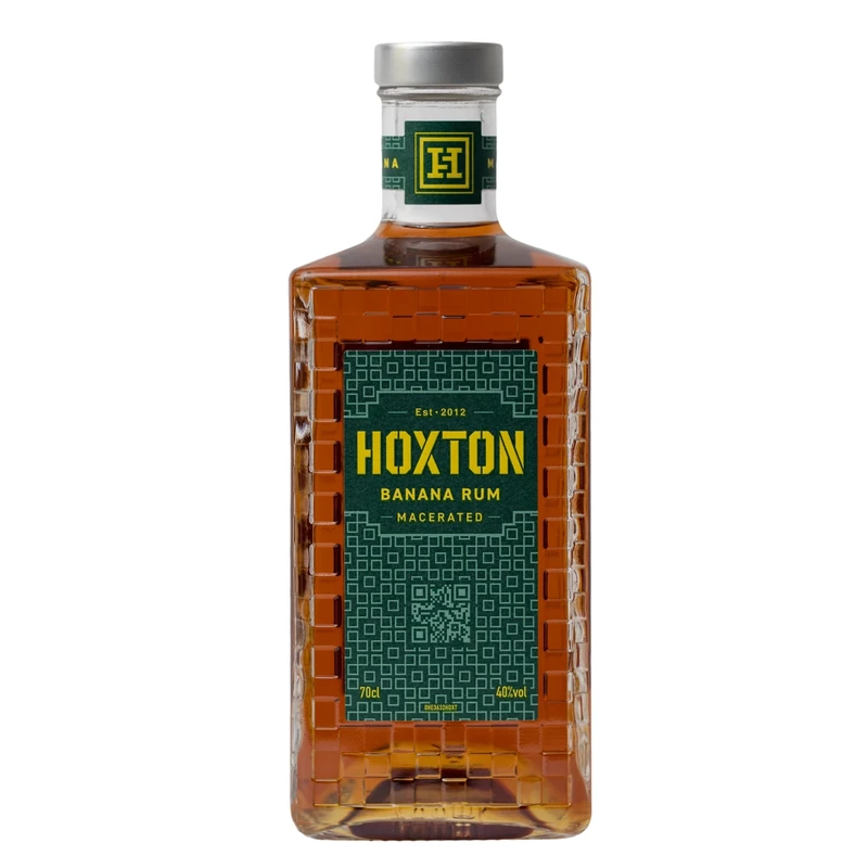 Hoxton Banana Rum | 70cl | 40% ABV | Premium, Natural, Carribean Inspired Banana Flavoured Rum Made With Fresh & Dried Bananas