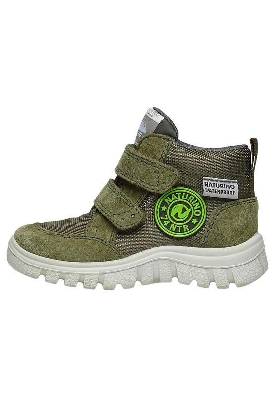 Naturino Geminae Low WP, Children's and Youth Snow Boots, Military Green, 25 EU