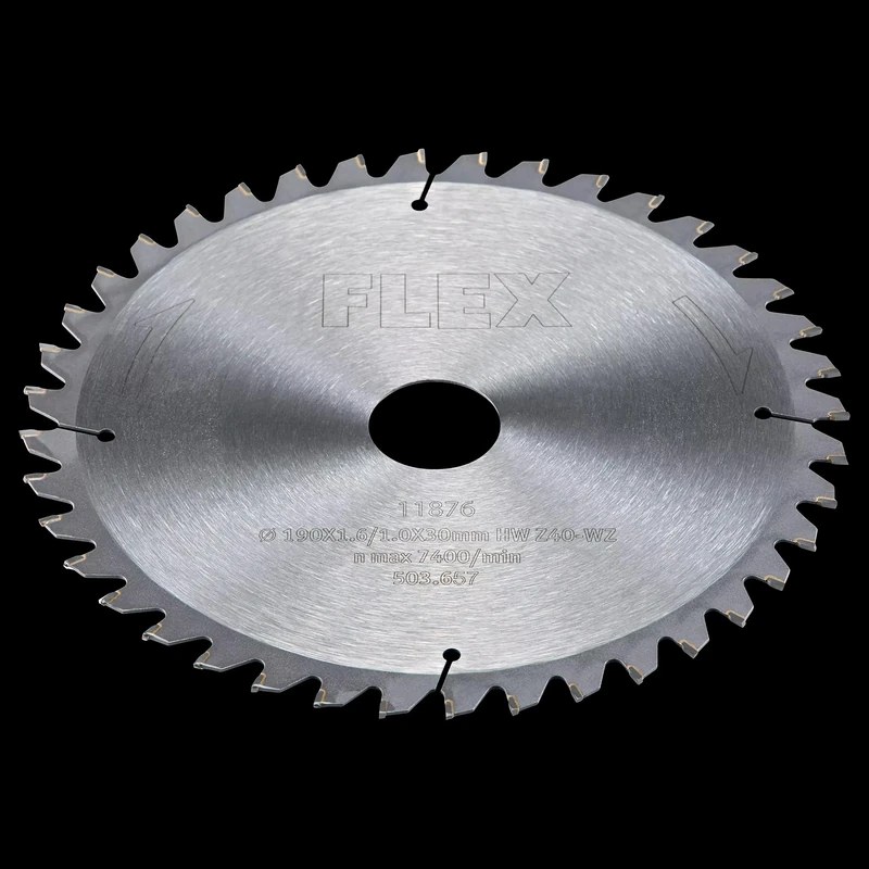 FLEX Disco ESTÁNDAR D190X1,6/1,0X30 HW Z40/5° WZ