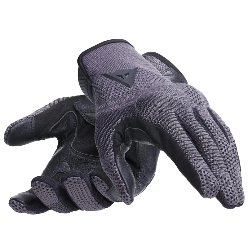 Dainese - Argon Gloves, Knit Fabric Motorbike Gloves with Knuckle Protectors, Tear Closure, Touch Screen Compatibility, Men's Motorcycle Gloves XS, Anthracite
