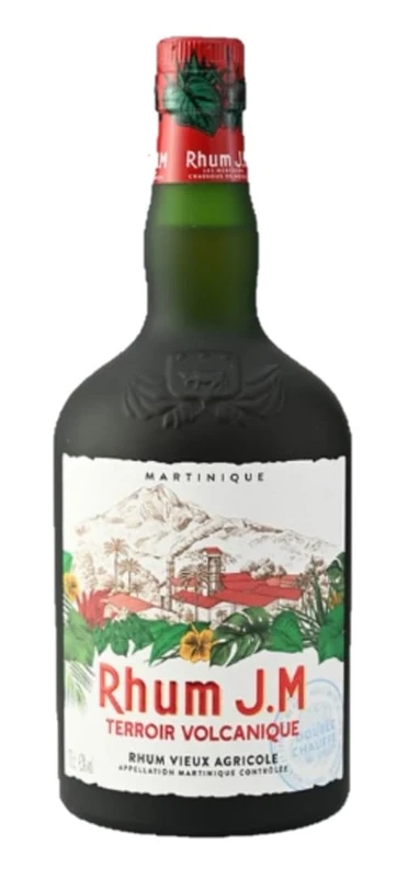 JM Rhum J.M Terroir Volcanique: Aged Rhum Agricole AOC/Distilled, aged and bottled in Martinique / 43% vol, 70cl