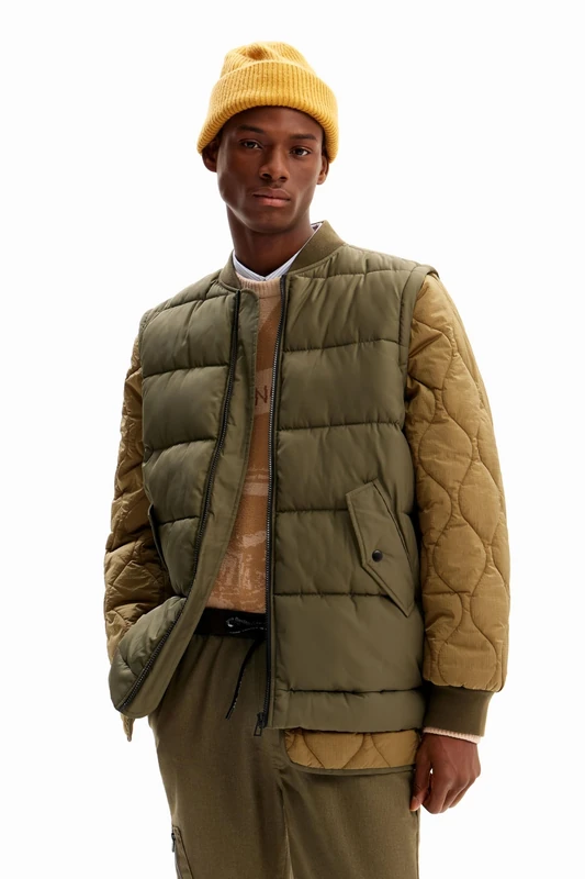 Desigual CHAQ_PETER, 4003 VERDE MILITAR, M, Green, M