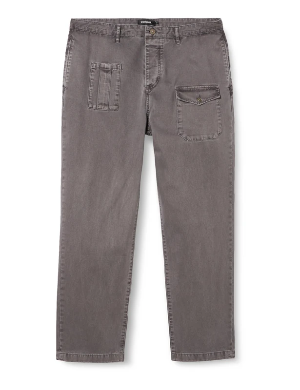 Desigual Men's Flipper Pants, Black, 32