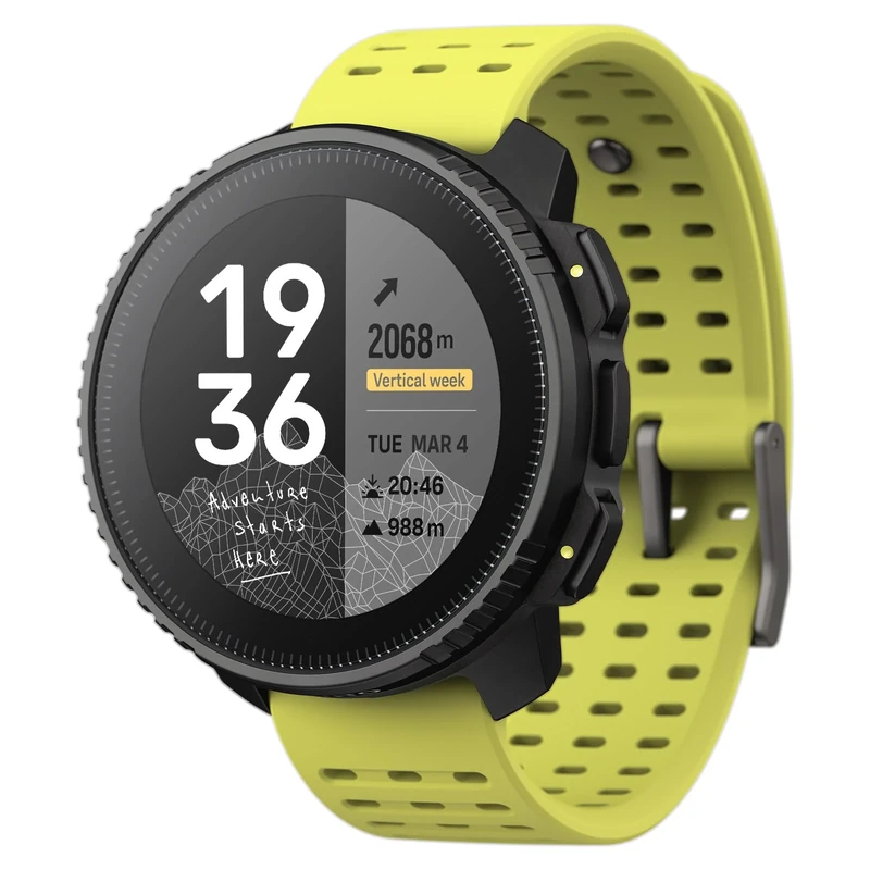 SUUNTO Vertical: adventure GPS watch, large screen, offline maps, solar charge