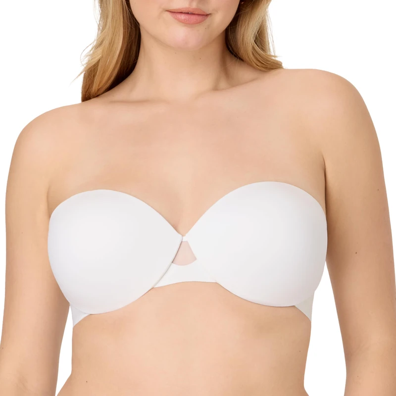 Maidenform Women's Dreamwire Multi Underwire, Strapless 6-Way Convertible Bra, Opaque, White, 34B - Image 1