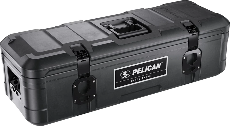 Pelican Cargo Case BX55S - Truck Tool Box, Cargo Carrier for Truck Bed, Overland Case, Outdoor Waterproof Storage Box (Black) - Image 1