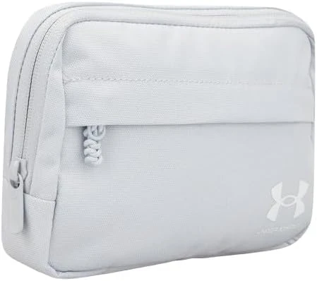 Under Armour Unisex-Adult Loudon Crossbody Waist Bag, (015) Halo Gray / / Metallic Silver, One Size