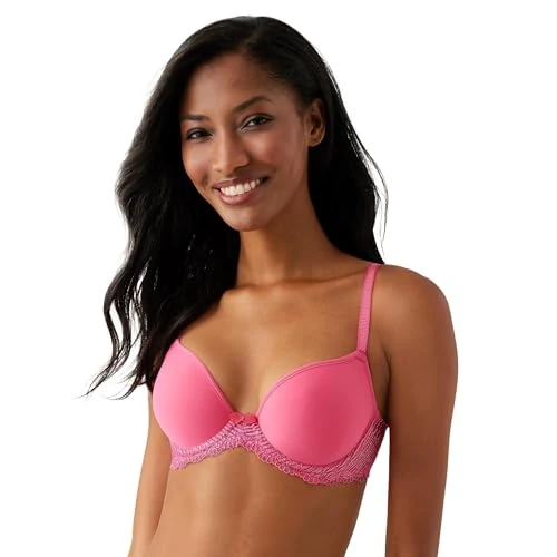 Wacoal Women's La Femme Contour Underwire T-Shirt Bra, Opaque, Hot Pink, 38DD