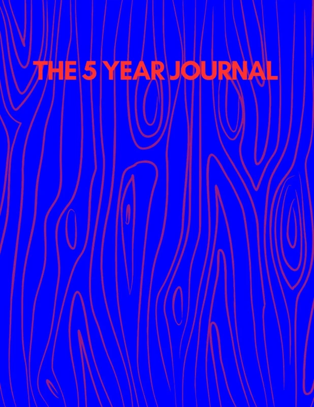 The 5 Year Journal: Lined yearly memory journal