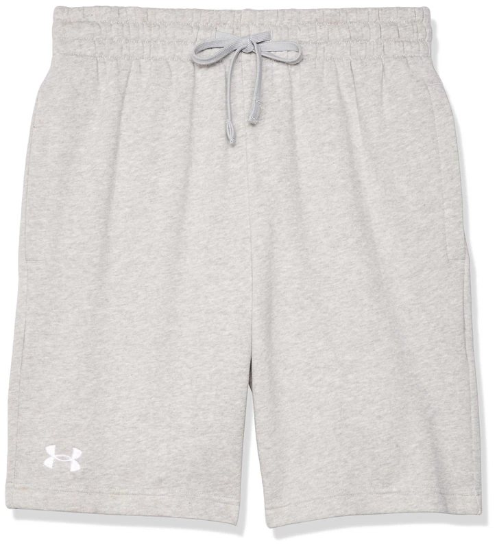 Under Armour UA Rival Fleece Shorts - Mod Gray Light Heather / / White - XS