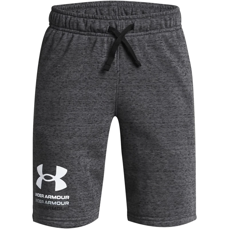 Under Armour Boys Rival Terry Shorts Bottoms Heather/Black 9-10 Years