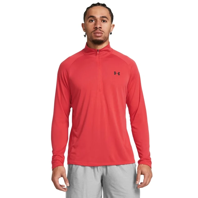 Under Armour Mens Ua Tech 2.0 1/2 Zip Sweater, Red Solstice, L EU
