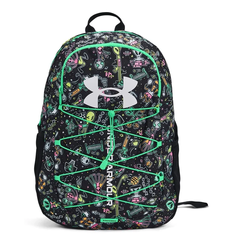 Under Armour Hustle Sport Backpack, (299) Vapor Green/Black/White, One size