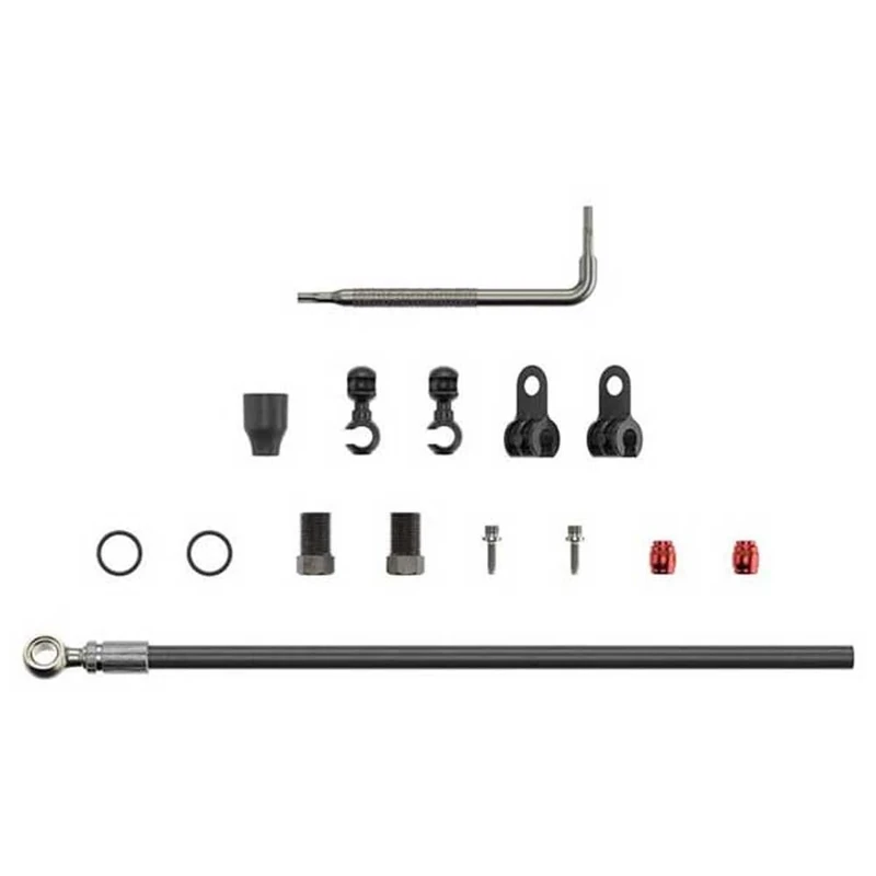 AM DB HYD HOSE 2000MM SILVER BANJO