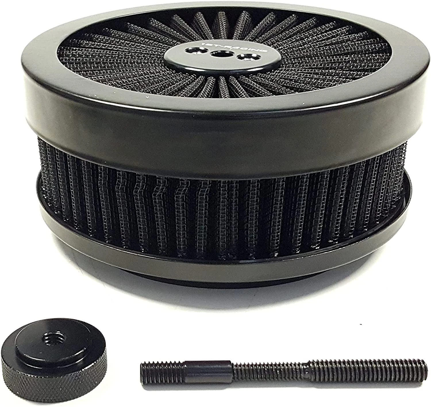 Washable Oval/Round Filter Flow Air Cleaner Various sizes 6''x2'' / 9" x 2"/ 12" x 2"/ 14" x 3" FOR 5-1/8" Opening Carbs (6×2inch)