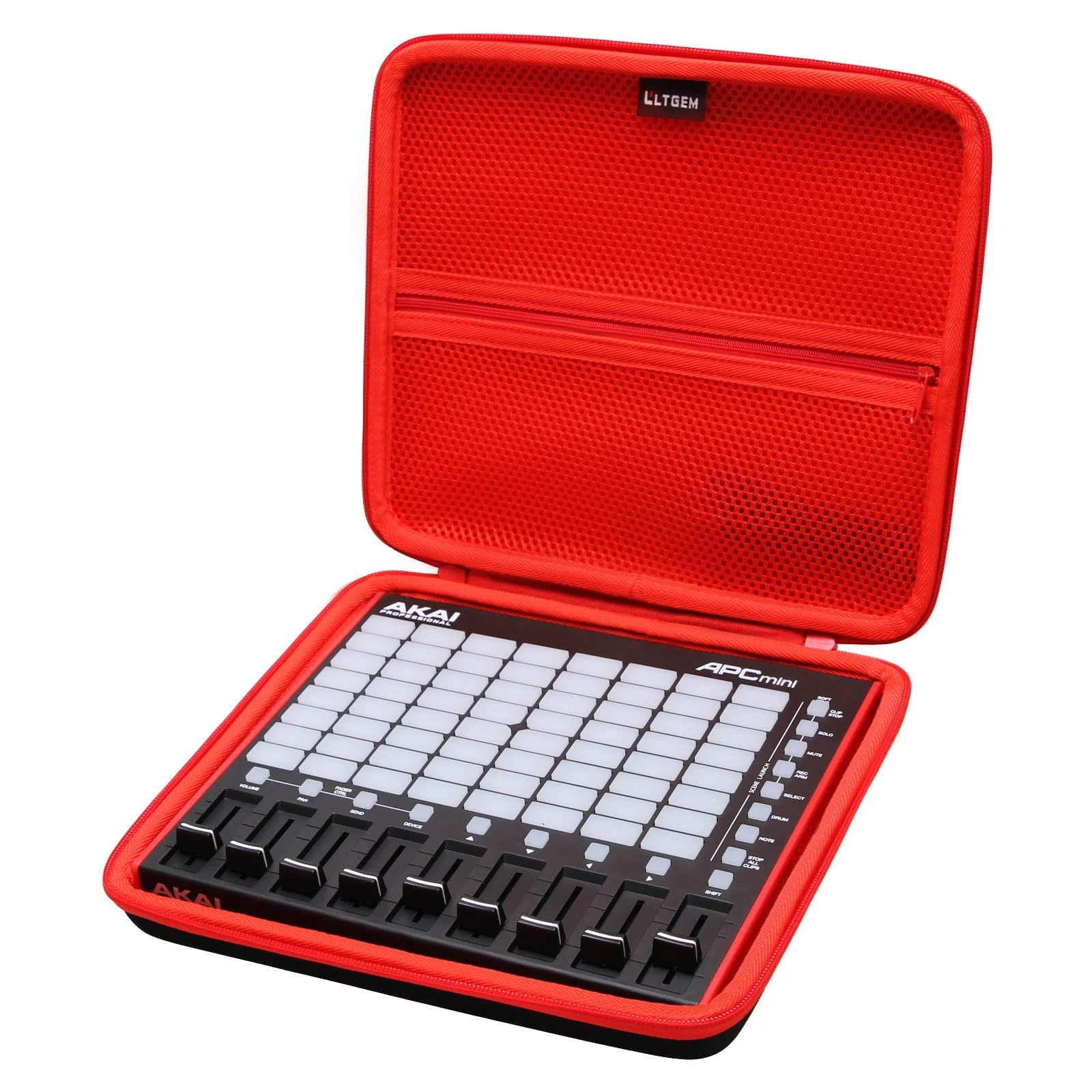 LTGEM Hard Case for AKAI Professional APC Mini MK2 / MPD218 / MIDImix USB MIDI Pad Controller - Travel Protective Carrying Storage Bag