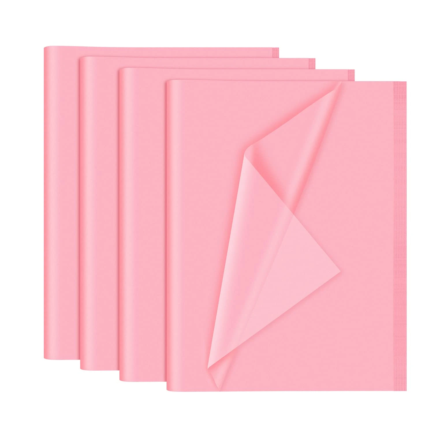 NEBURORA 120 Sheets Hot Pink Wrapping Tissue Paper - 35 x 50 cm, Bulk Pack for Gift Bags, Packaging, Floral Filler, Crafts, Birthday, Christmas, Wedding Decor