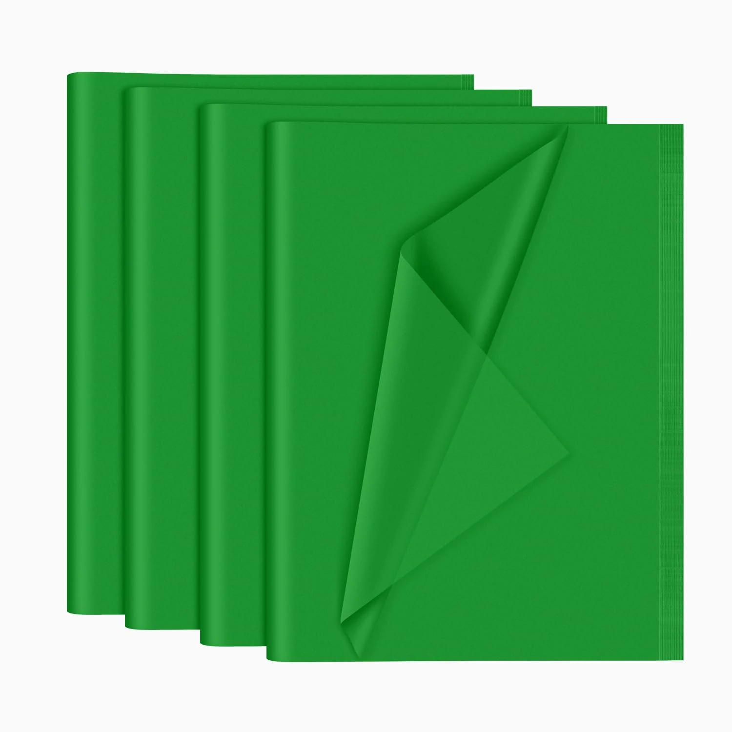 NEBURORA 120 Sheets Green Tissue Paper - 35 x 50 cm Christmas Wrapping Tissue Paper Bulk Wrap Paper Sheets for Gift Bags Packaging Floral Filler Birthday Wedding St. Patrick's Decor