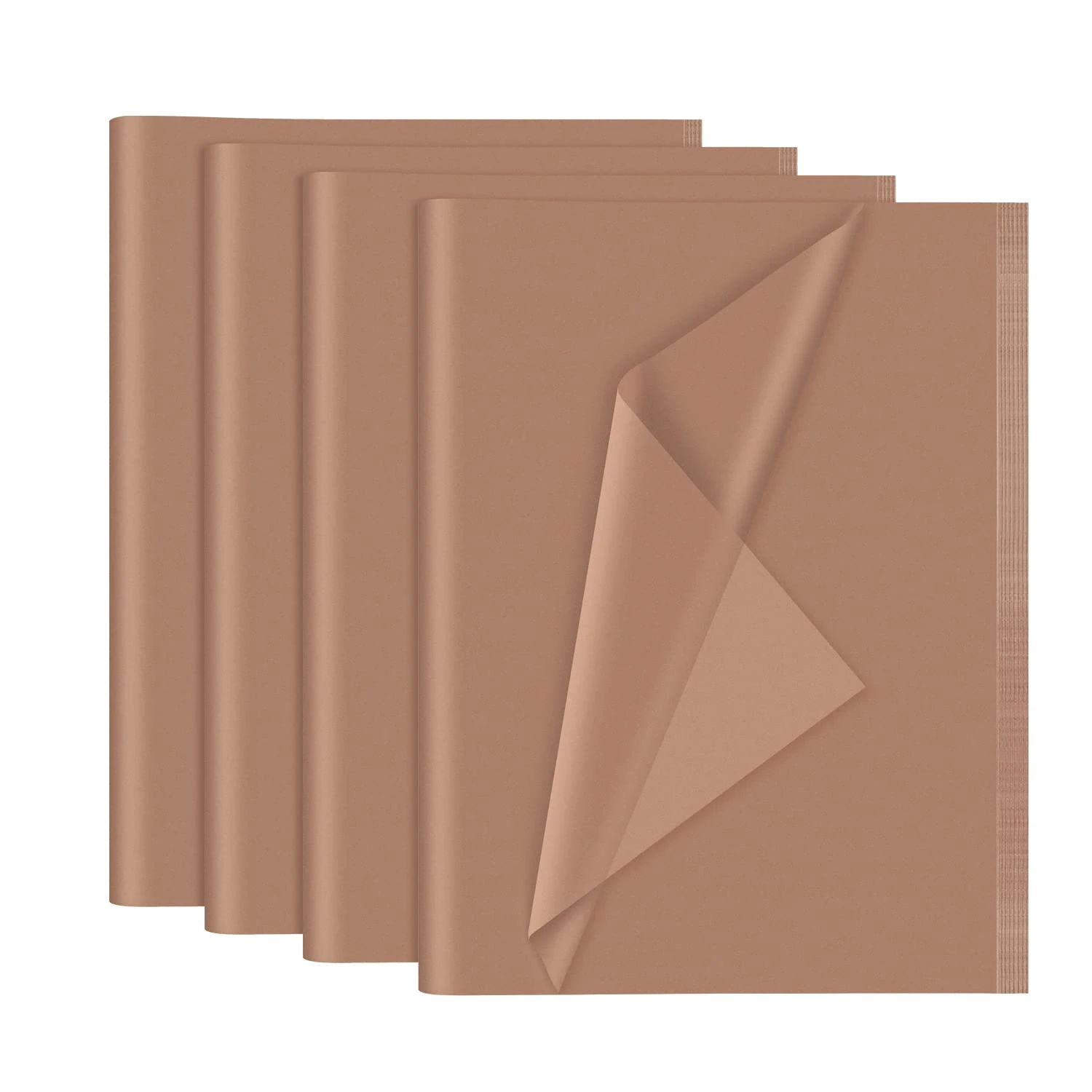 NEBURORA 120 Sheets Brown Tissue Paper - 35 x 50 cm Dark Brown Wrap Paper for Gift Bags, Packaging, Crafts, Birthday, Christmas & Holiday Decor