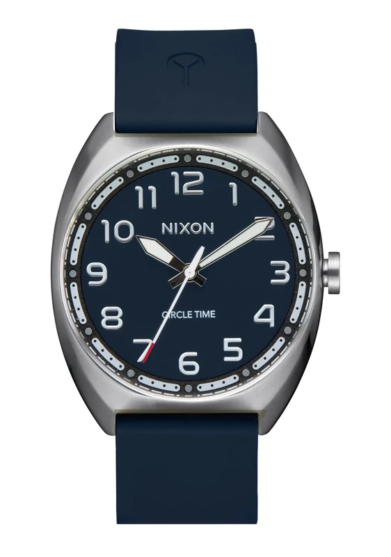 Nixon Men Analog Quartz Watch with Silicone Strap A1365-5141-00