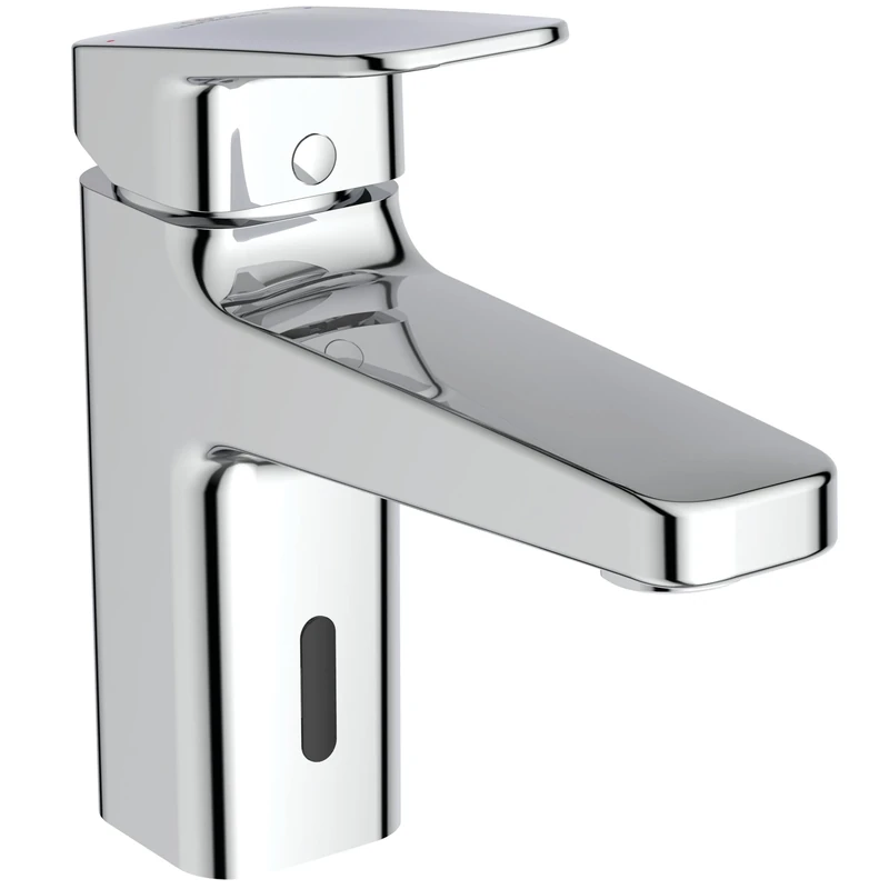 Ideal Standard - Ceraplan, Double Control Mixer for washbasin, Hybrid use with Sensor or Lever, Chrome