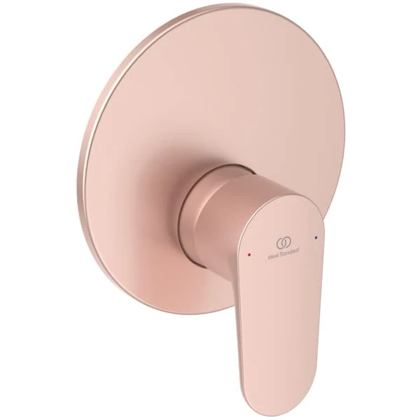 Ideal Standard - Cerafine O, Complete Built-in Single Lever Mixer for Shower, UNA via, Rosé