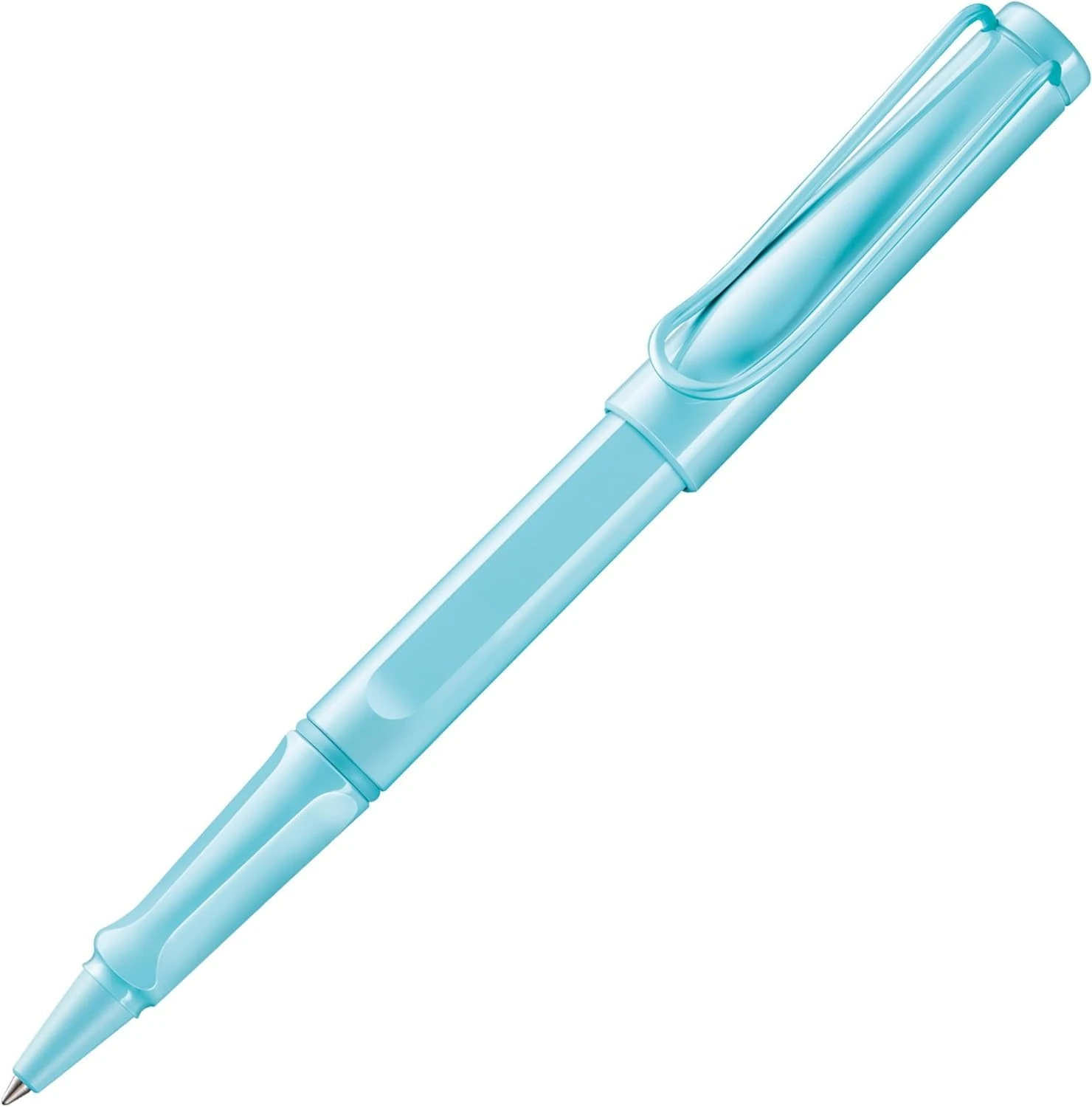 Lamy safari aquasky - Rollerball Pen with ergonomic grip & line width M - for pleasant long writing - made of robust ASA plastic - including rollerball refill M 63 in black