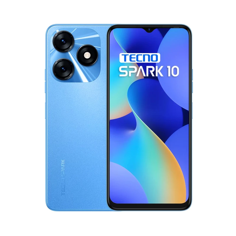 Tecno Spark 10 (Meta Blue, 8GB RAM,128GB Storage)|16GB Expandable RAM | 50MP AI Dual Rear Camera| 90Hz Refresh Rate 6.56