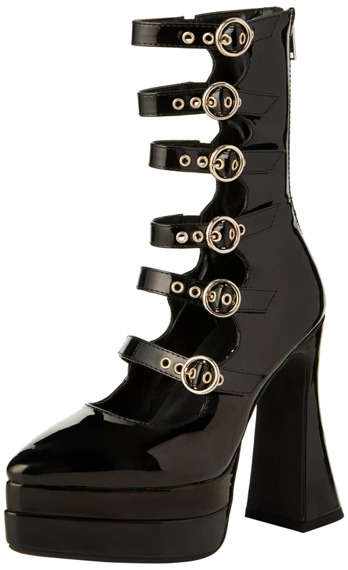 LAMODA - Women's Revolution Platform Calf Boots in UK7