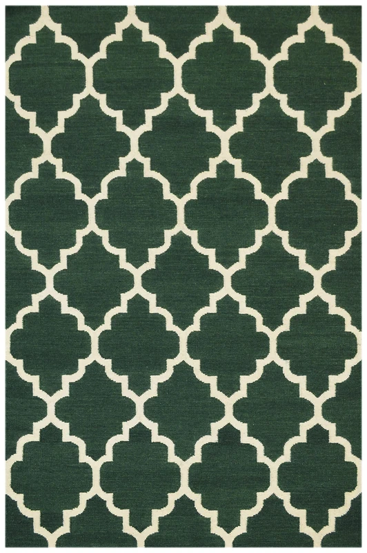 Bakero Kilim 205 Green 155 x 240 cm - Image 1