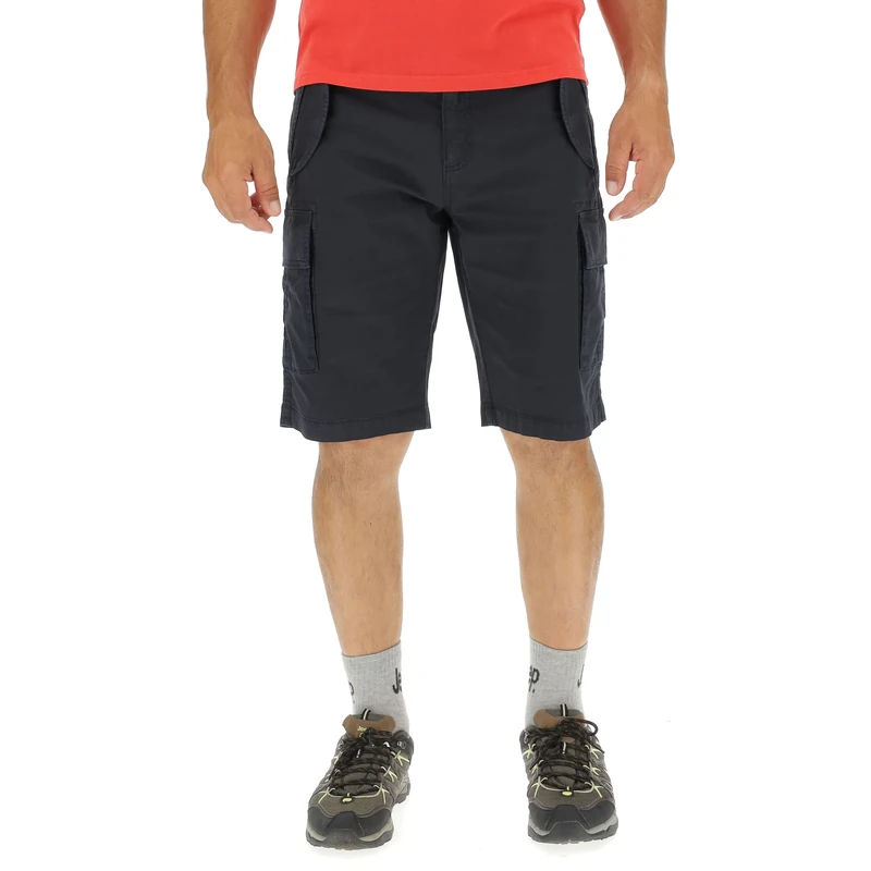 JEEP O102596-B000 J Man Cotton Cargo Shorts J22W Black 48