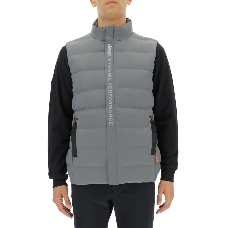 JEEP O102619-G459 XP MAN TECH PUFFER VEST With Pockets JX22A Castlerock S