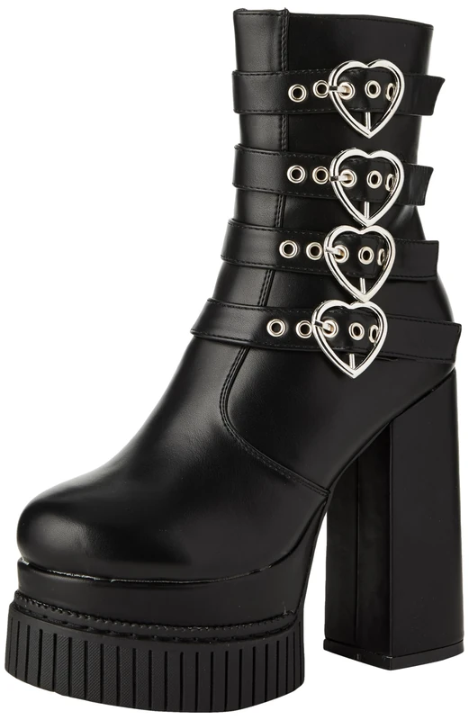 LAMODA - Women's Back To Love Platform Ankle Boots in UK4