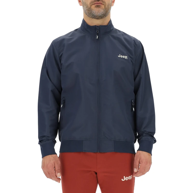 JEEP O102713-Q020 J MAN LIGHT BOMBER JACKET Embroidery J23S Night Blue/Almond S