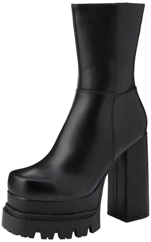 LAMODA - Women's Undeniable Platform Ankle Boots in UK5