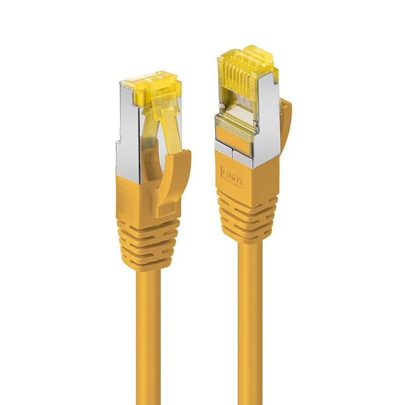 LINDY 47667 10m RJ45 S/FTP LSZH Network Cable Yellow