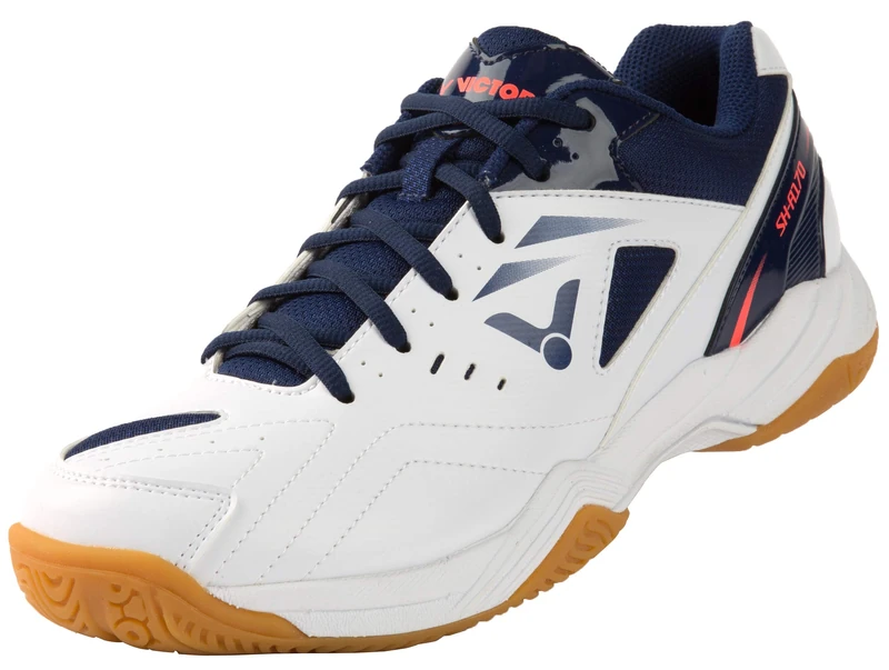 VICTOR Unisex SH-A170 Badminton Shoe, White/Blue, 46 EU, White Blue, 12 UK