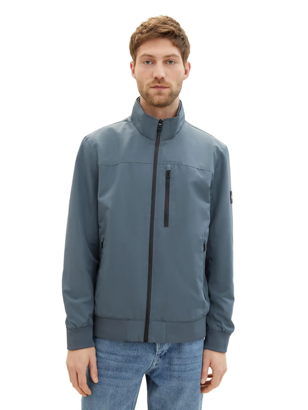 TOM TAILOR Men's Jacket, 32506 - Dusty Dark Teal, L