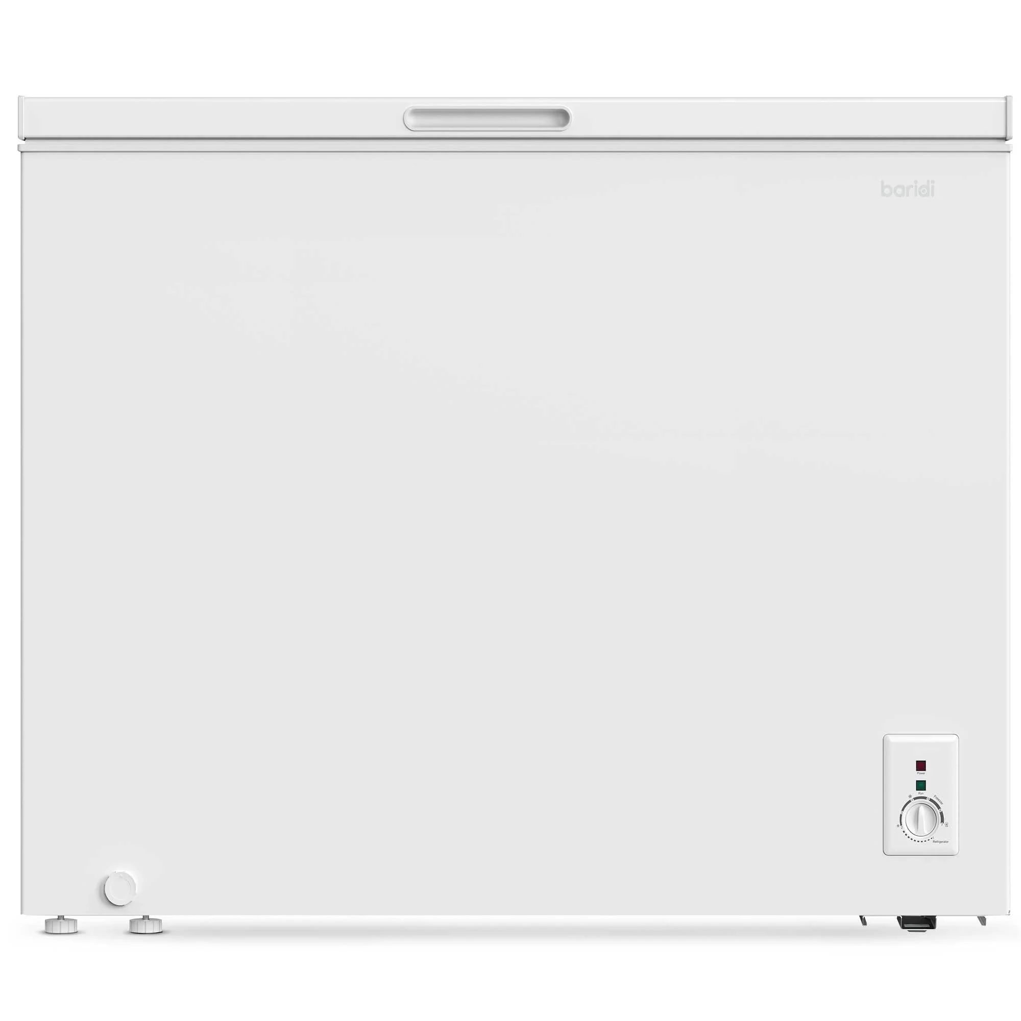 Baridi 199L Freestanding Chest Freezer with Adjustable Thermostat - White - DH111