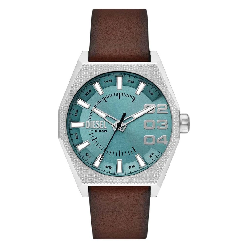 Diesel Watch for Men Scraper Quartz/3 Hand movement 43mm case size with a Mixed strap DZ2174
