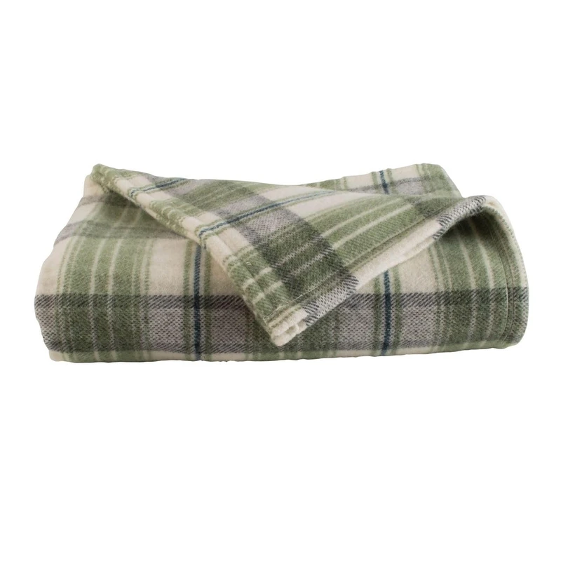 Toison d'Or Blanket, Olive, 240 cm x 300 cm - Image 1