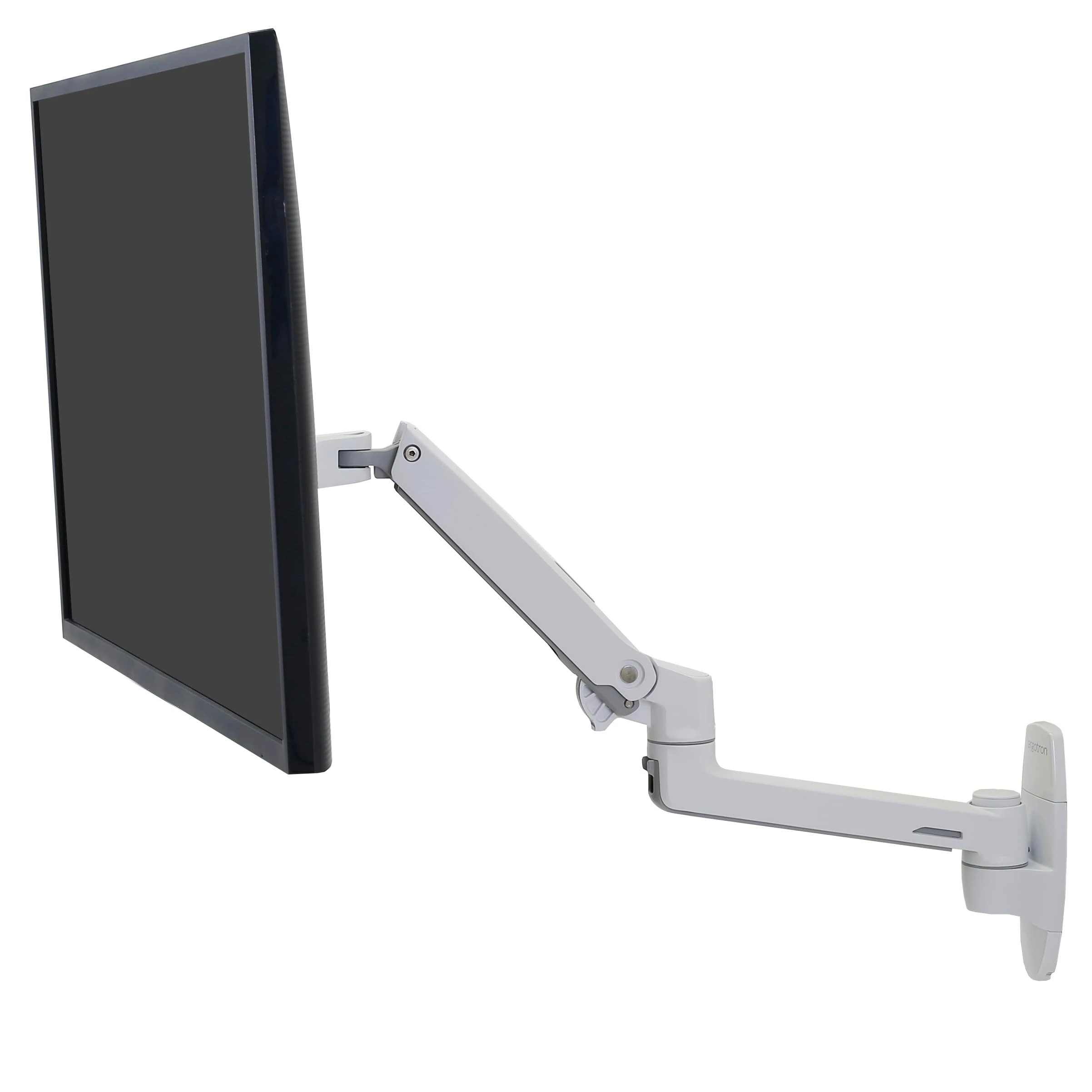 Ergotron – LX Single Monitor Arm, VESA Wall Mount – for Monitors Up to 34 Inches, 3.2-11.3kg – White (45-243-216)