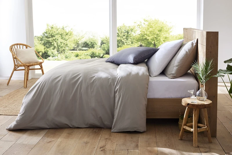 Toison d'Or Fitted Sheet, Charcoal, 140 x 190 cm