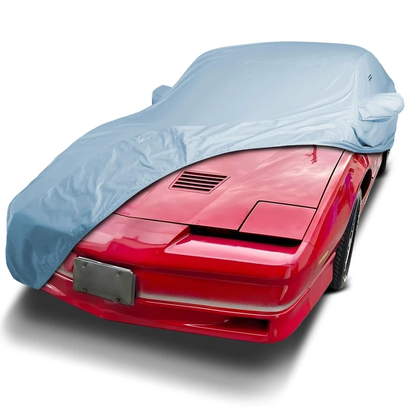 iCarCover Premium Car Cover for 1982-1990 Pontiac Trans AM Heavy Duty Waterproof All-Weather Automobiles Custom Fit Indoor Outdoor UV Snow Protection Covers with Straps and Bag