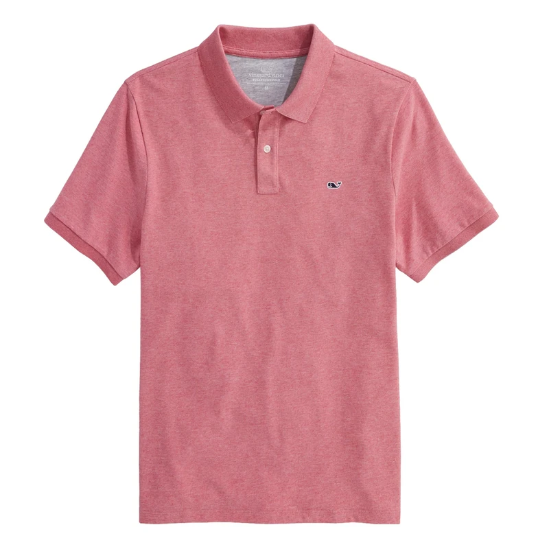 Vineyard Vines Men's Edgartown Pique Polo Shirt, Lobster Reef, XXL