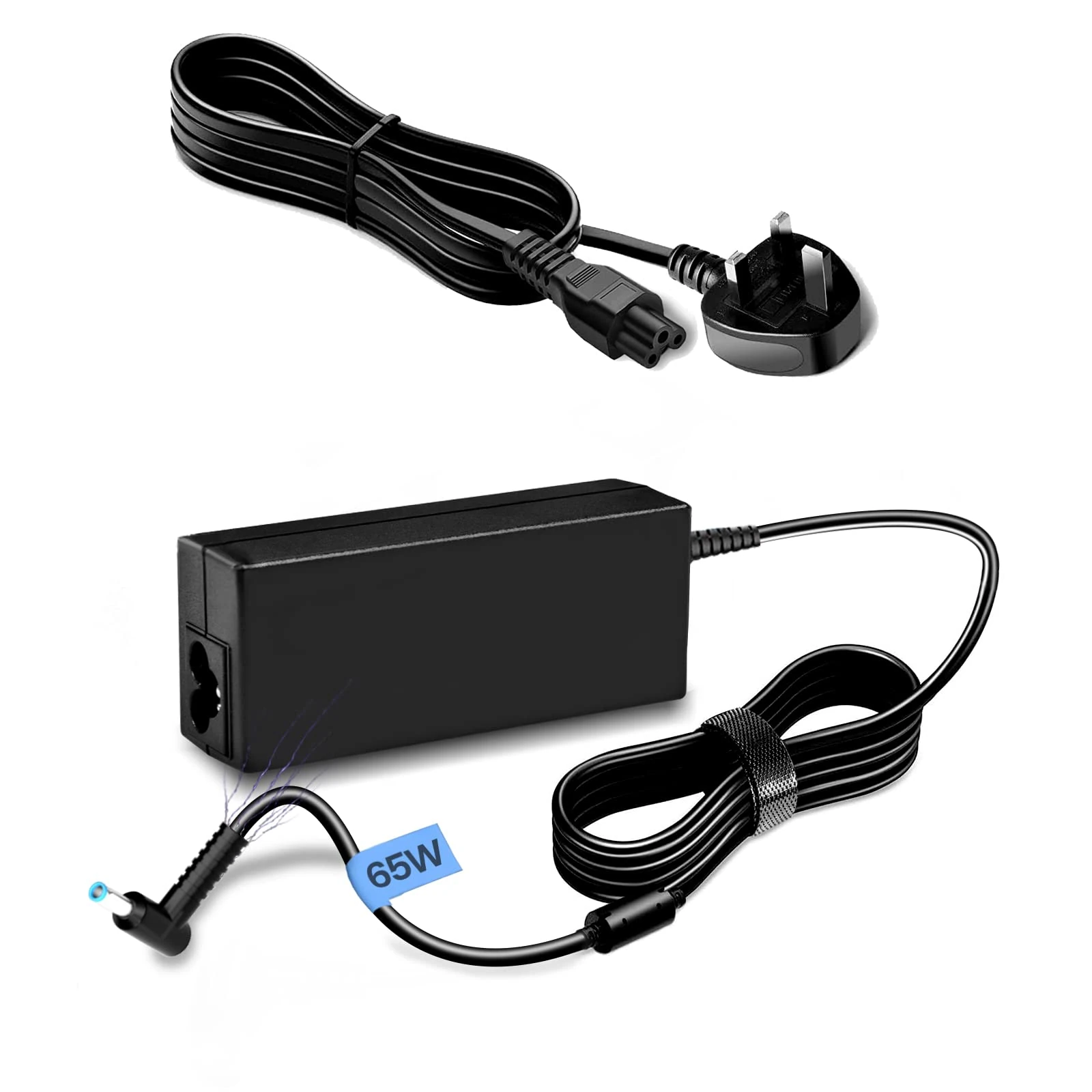 Yisbat 65W Laptop Charger Compatible with HP Pavilion x360 11 13 14 15 17 Envy x360 13 15 17 m6 Notebook 14 15 17 250 255 ProBook 440 450 455 Elitebook x360 830 840 Spectre x360 13 (4.5 X 3mm)