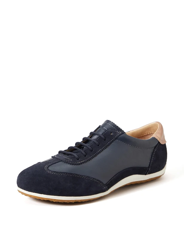 Geox D Vega A Sneaker, Navy Blue, 7 UK
