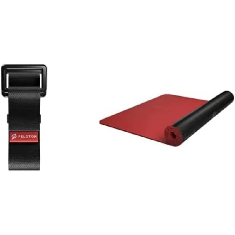 Peloton Yoga Strap and Peloton Reversible Workout Mat Bundle